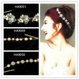 HA9049-51-Crystal Flower Hair Dress Pin